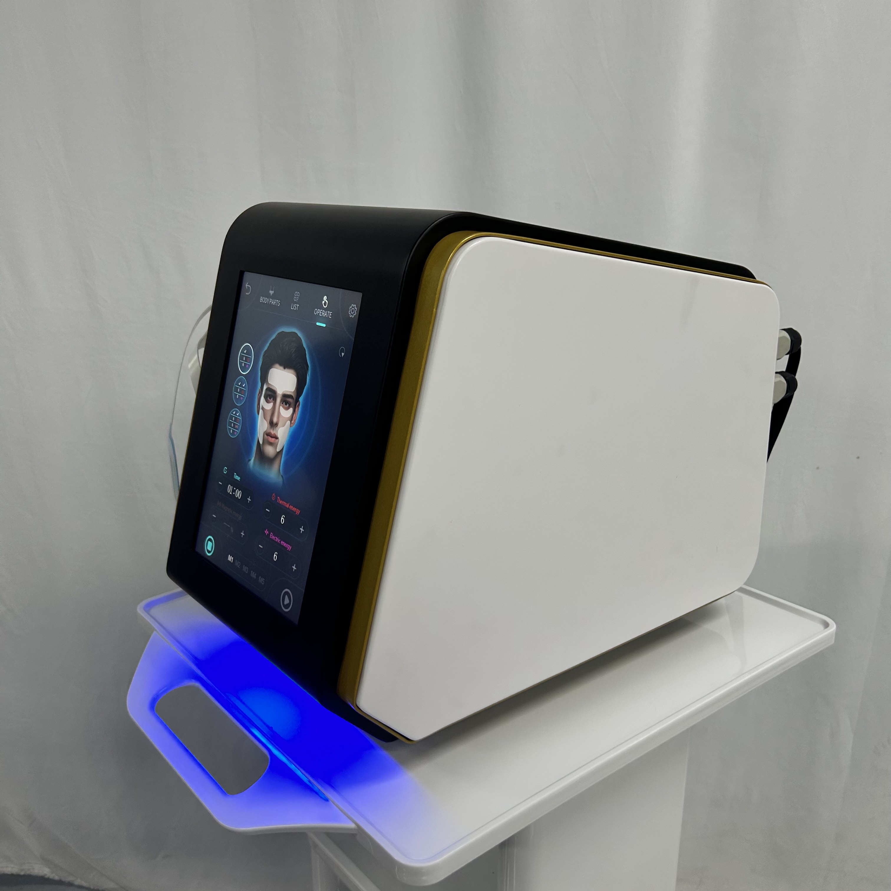 Ems Magnetic Face Home Slimming Instrument Lifts and Tightens The Face To Remove Wrinkles and Lines Multi-Function Facial Shaping Instrument NEW