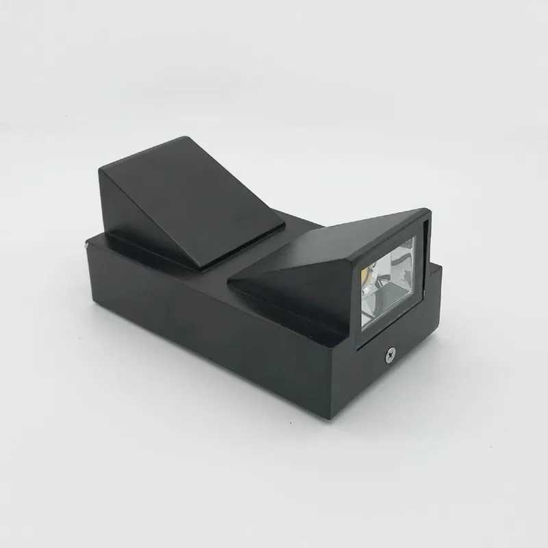 Outdoor Waterproof LED Wall Lamp Double Head Lighting Square Aluminum Simple Design for Balcony Terrace Door AisleM251127