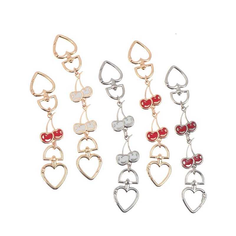 CC881Piece Heart Buckle Cherry Bag Chain DIY Bag Strap Extension Replacement Womens Bag DecorationT251127
