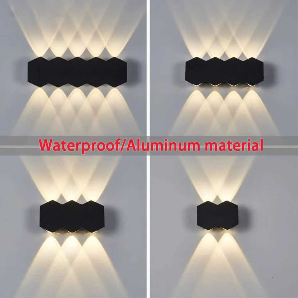 Aluminum Led Outdoor Wall Light Waterproof IP66 Led Outdoor Lighting Porch Lights Balcony Garden Lights Outdoor Wall LampM251127