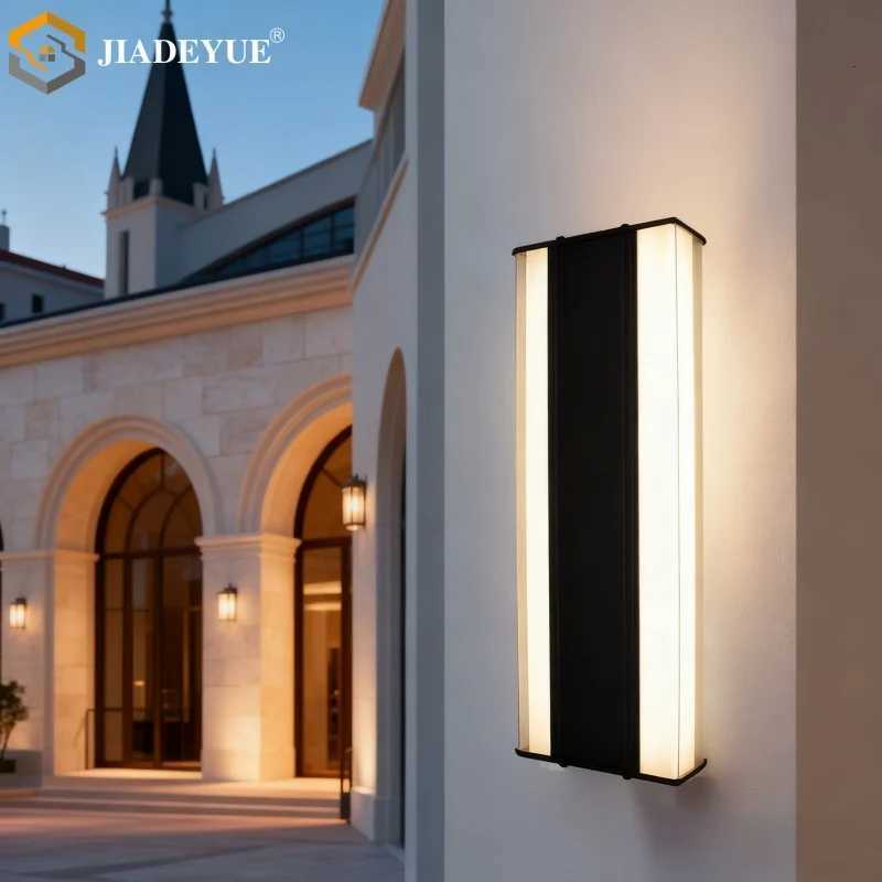 Outdoor waterproof LED long wall lamp villa courtyard balcony entrance door outdoor aluminum lighting fixture IP65M251127