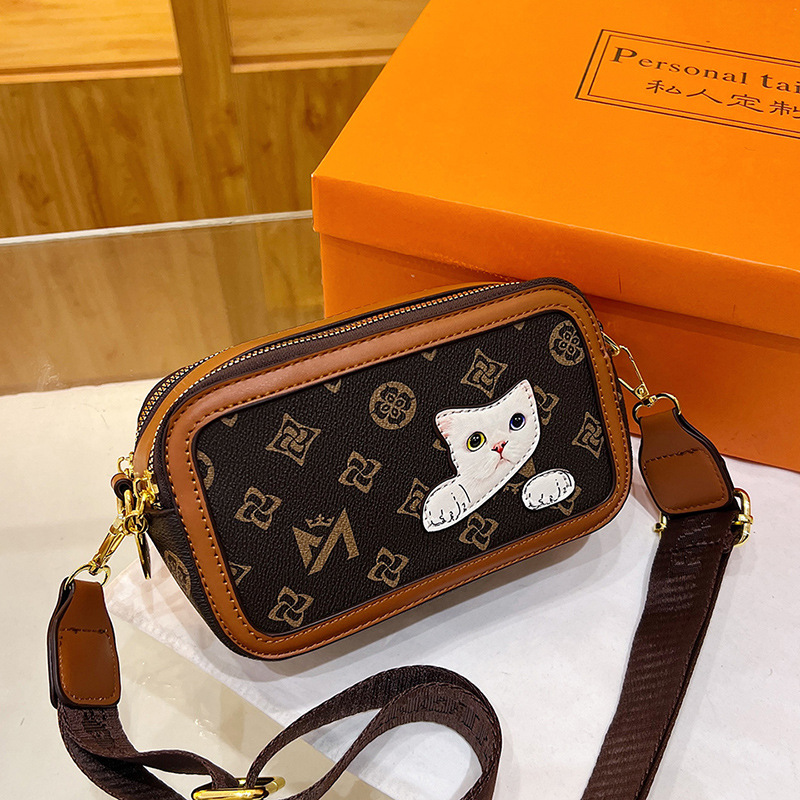Designer Bag Luxury Bag Hot Free Shipping Designer Shoulder Bags Shoulder Bag Fashionable Versatile Crossbody For Woman Brown Vintage Flap Packet