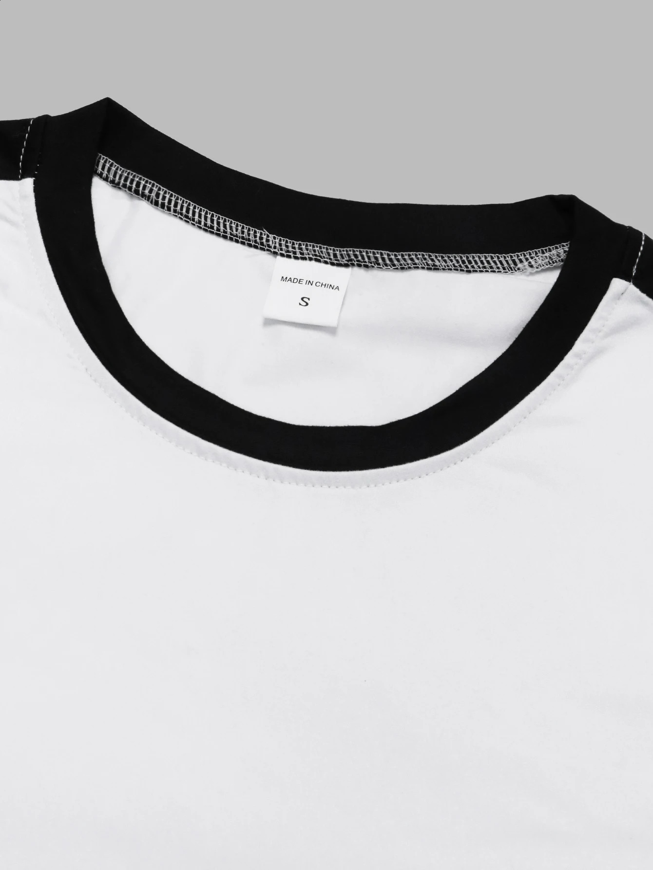 Summer color matching sportswear mens short sleeved loose T-shirt five pants casual set two-piece set 250427