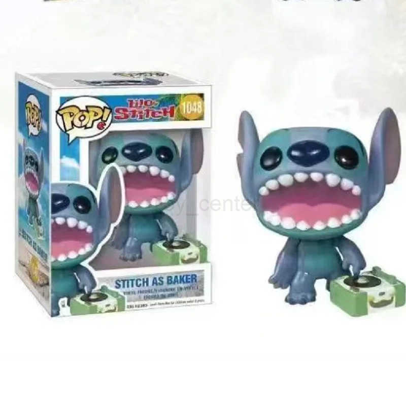 Disney Hot Sale MINISO Elf Star Baby Stitch Little Gold Handmade Vinyl PVC Doll Toy Childrens Gift H251127