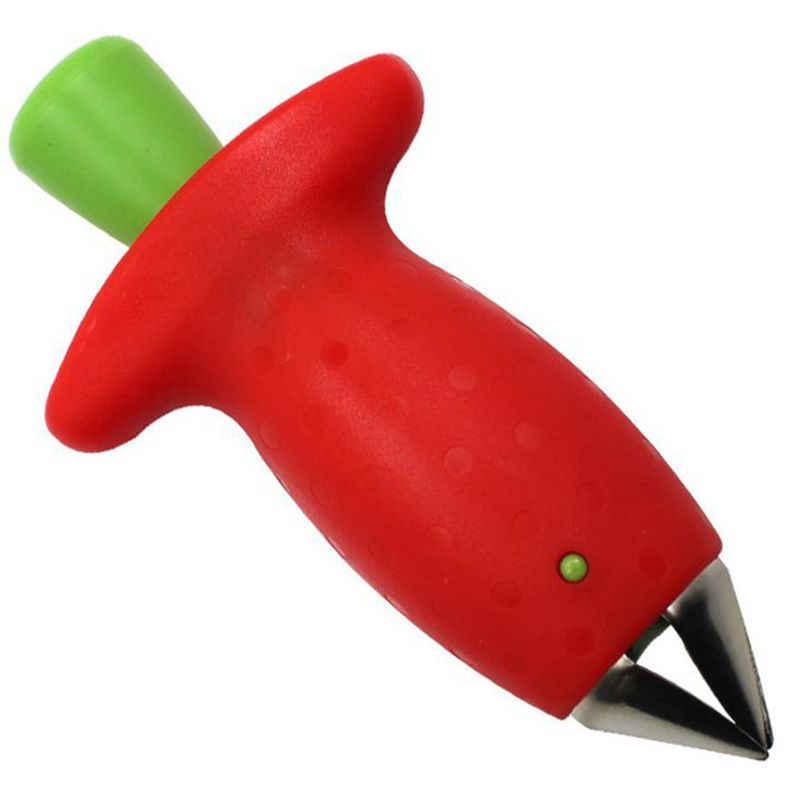 Strawberry Stem Remover Picker Huller Tool Stainless Steel Device Tomato Leaf Picking Core Home Kitchen Tools W0436