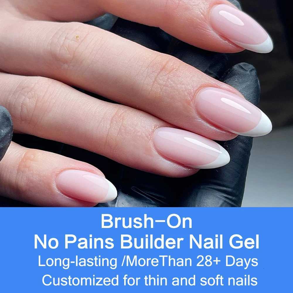KODIES GEL Clear Builder Nail Gel Polish Brush On Construction Gel Extension Semi Permanent UV/LED Crystal Building Gel VarnishT251127