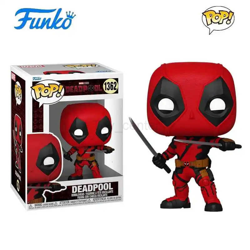 Disney Funko POP Original Deadpool Anime Figure Wolverine Action Figure Toys for Boys Girls Kids Gift Collectible Model Ornaments H251127