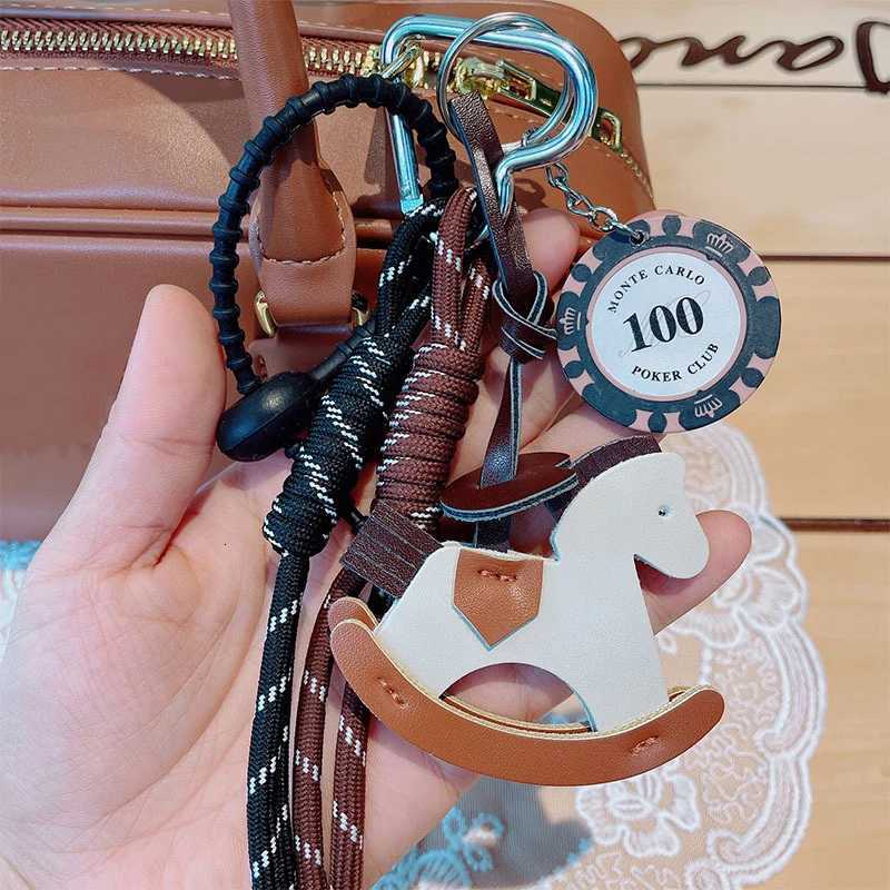 Braided Rope Bag Pendant High-grade Keychain Pendant Trojan Horse Pendant Suitable for Phone Bag AccessoriesT251127