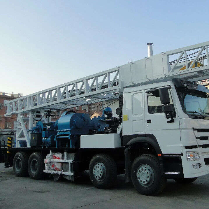 Truck Mounted Drilling Rig with Grinding Disc, Professional Water Well & Geotechnical Equipment
