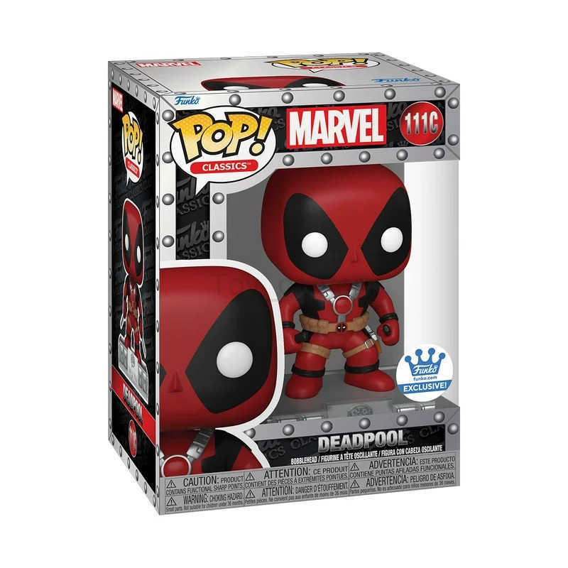 Disney Funko Pop Marvel Classics Deadpool Limited-edition 10000 PCS Peripheral Figurines Toys for Boys Gift Collectible Ornaments H251127
