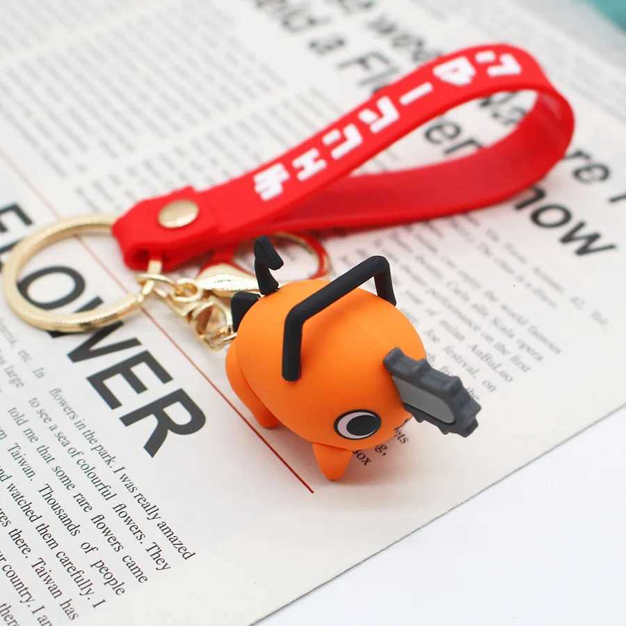 Chainsaw Man Keychains Cartoon Anime Keyrings Doll Pendant Keyholder Toys AccessoriesT251127