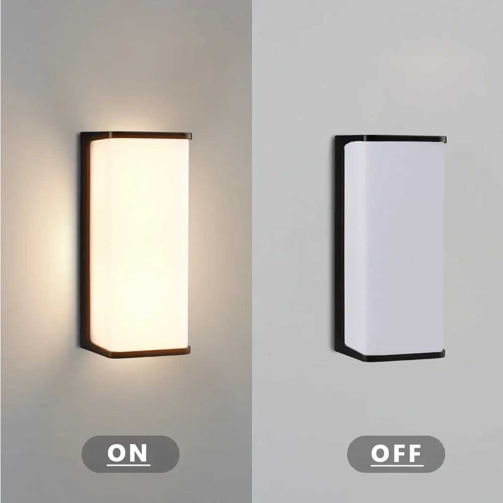 Modern Led Outdoor Wall Light Waterproof IP65 Balcony Garden Fence Lights Outdoor Porch Light Outdoor Wall LampM251127