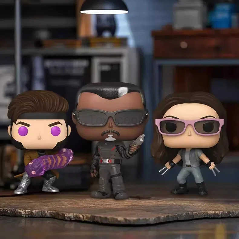 Disney Vfunko Marvel Pop Deadpool Dual Blades Edition Wolverine Figure - Movie Souvenir Trendy Toy Display Figure Gift Collectible H251127