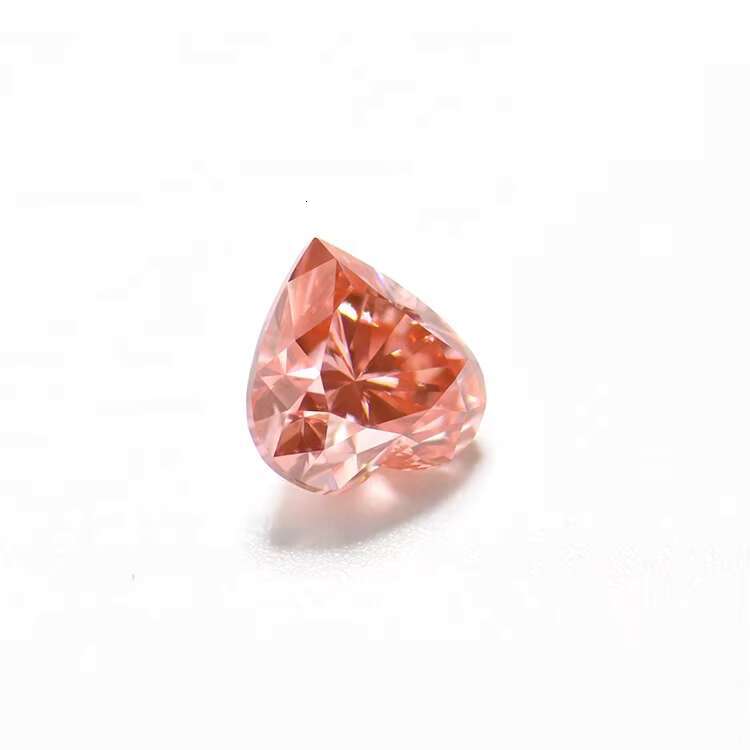New Product IGI Certificate Heart Brilliant Cut Fancy Intensive Pink Lab Growth Diamond CVD