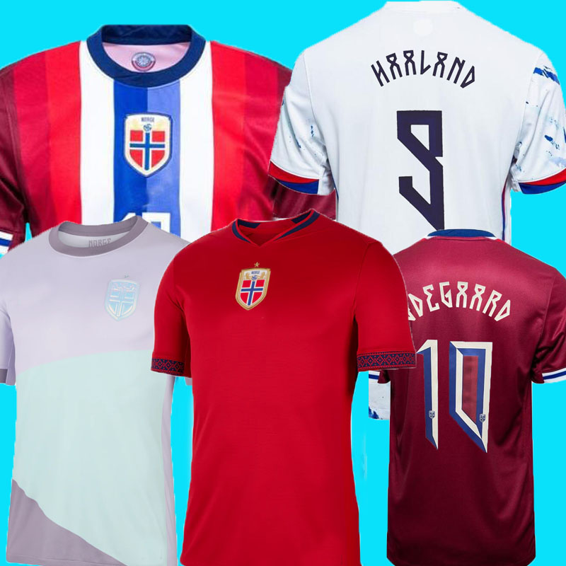 2024 2025 Norway soccer jersey 24 25 HAALAND odegaard Sorloth Berge Men Kids Football Shirts Uniforms