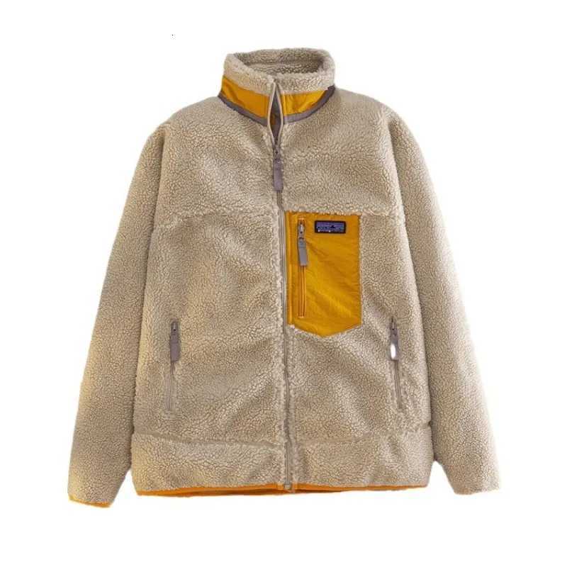 Outdoor Fleece Mens and Womens Thickened Fleece Double-sided Fleece Lamb Fleece Trendy JacketXJ251127