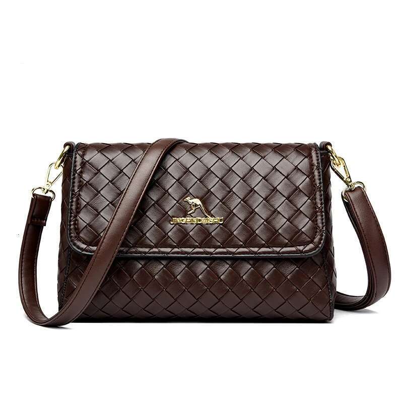 Leather Shoulder Messenger Handbags Designer Sac A Main Female Vintage Crossbody Bags For Women Tote Bag