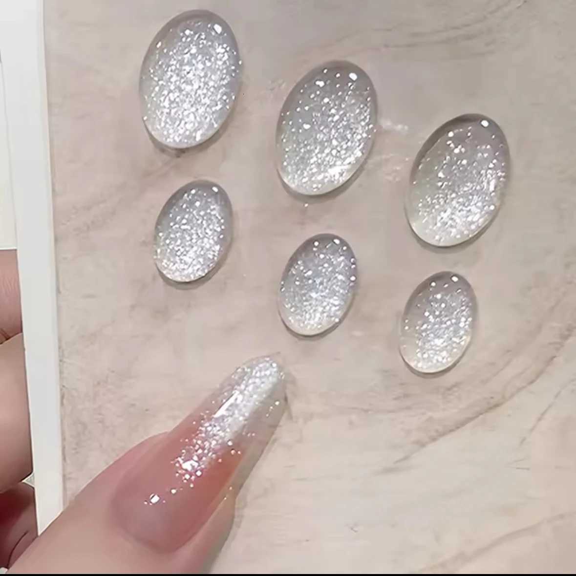 MIANEL 12ML 1-9pcs Wedding Fine Glitter Gel Nail Polish 2025 New Style Nail Polish White Nails Glitter Powder Gel Nail GlueT251127