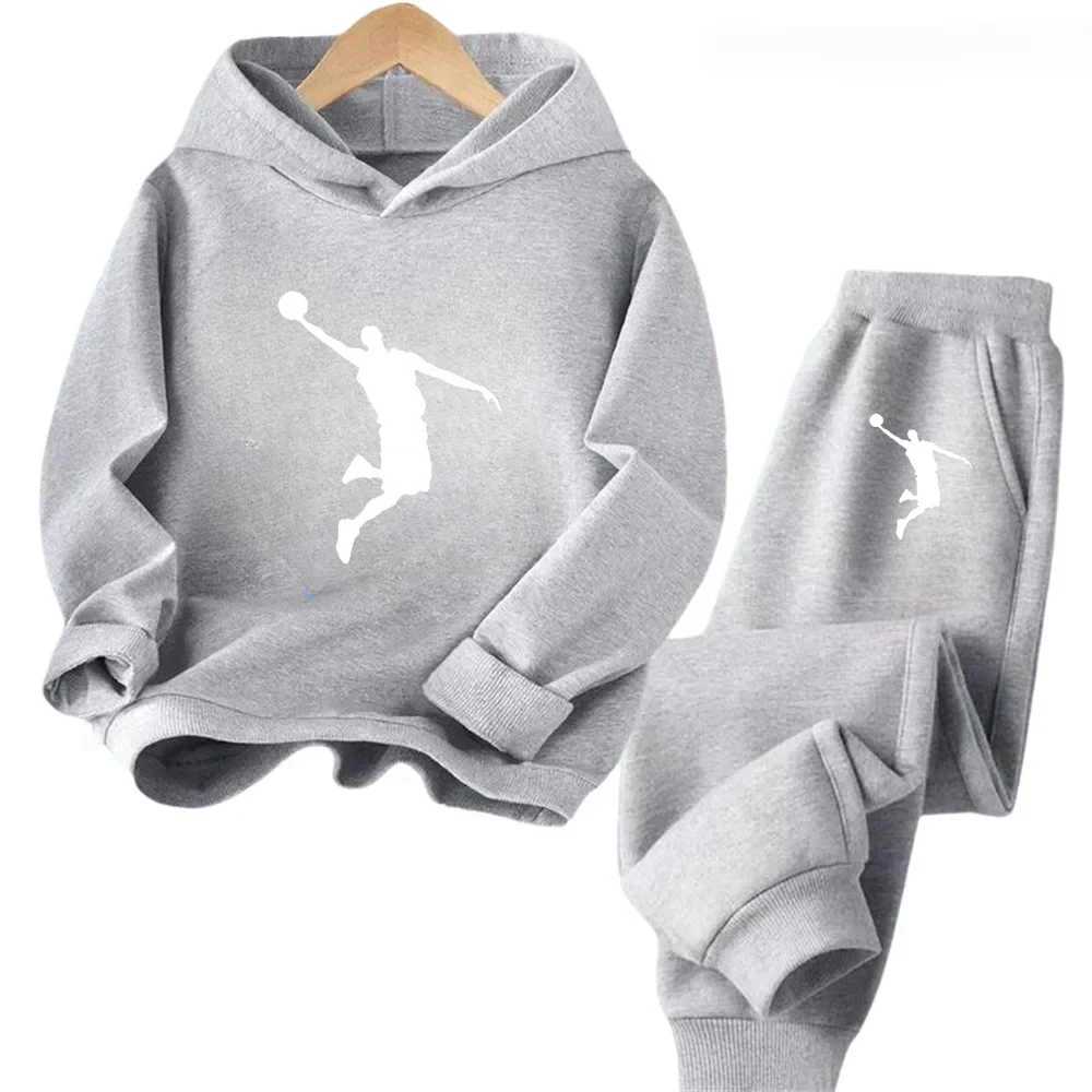 Autumn Winter Children Set Fashion Sports Boys Girls HoodiePants Suits 4-14 Years Casual Fashion 2Pcs Tracksuits Kids Clothing Q251127