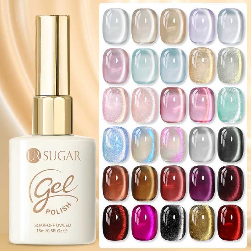 UR SUGAR 15ml Cat Magnetic Gel Nail Polish 30 Colors Semi Permanent Magnetic Gel UV/LED Soak Off Painting Vanrish DesignT251127