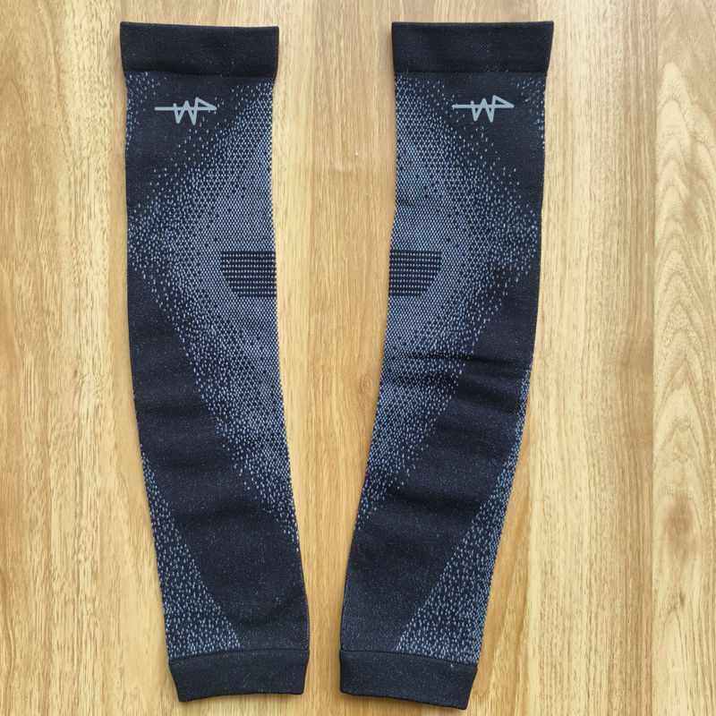 Nylon Man Marathon Running Custom Sleeves Track Field Match Eilte Seamless Arm Warmup Wear Custom logo DIY