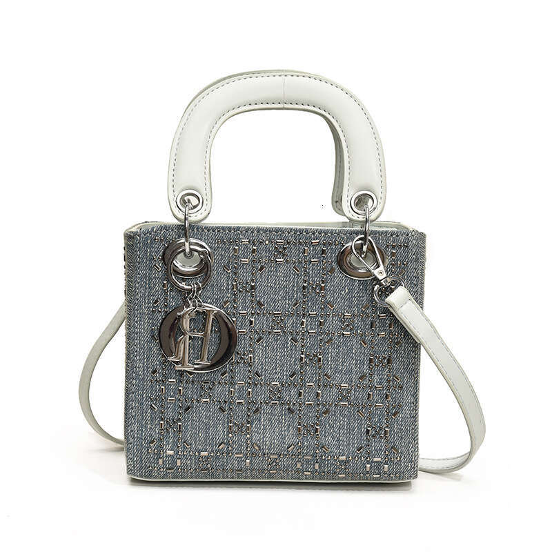 Diamond inlaid mini Daifei hand-held crossbody small 2024 new banquet bag, diamond fashionable rhinestone sparkling bag for women