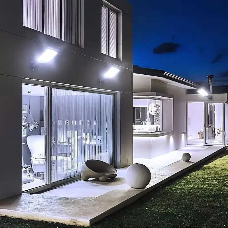 400000LM Solar LED Lights Outdoor With 3 Mode Waterproof Motion Sensor Security Lighting Wall Street Lamp for Garden Patio PathM251127