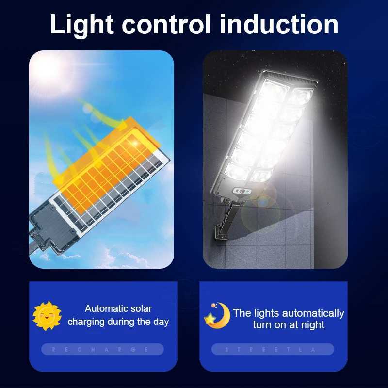 990000000LM Solar Lights 720 LED Ultra Bright External Solar Lamp 3 Modes Motion Sensor Solar Street Lamp Yard Garden LanternM251127