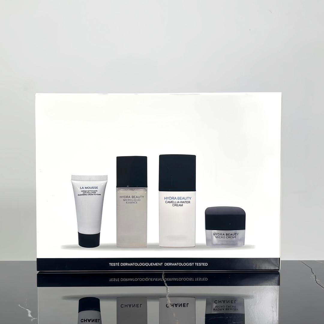 Top Skincare Face Care Hydra Famous Face Care Camellia toner water spray lotion facial cleanser and cream Brand Four-piece travel sample set