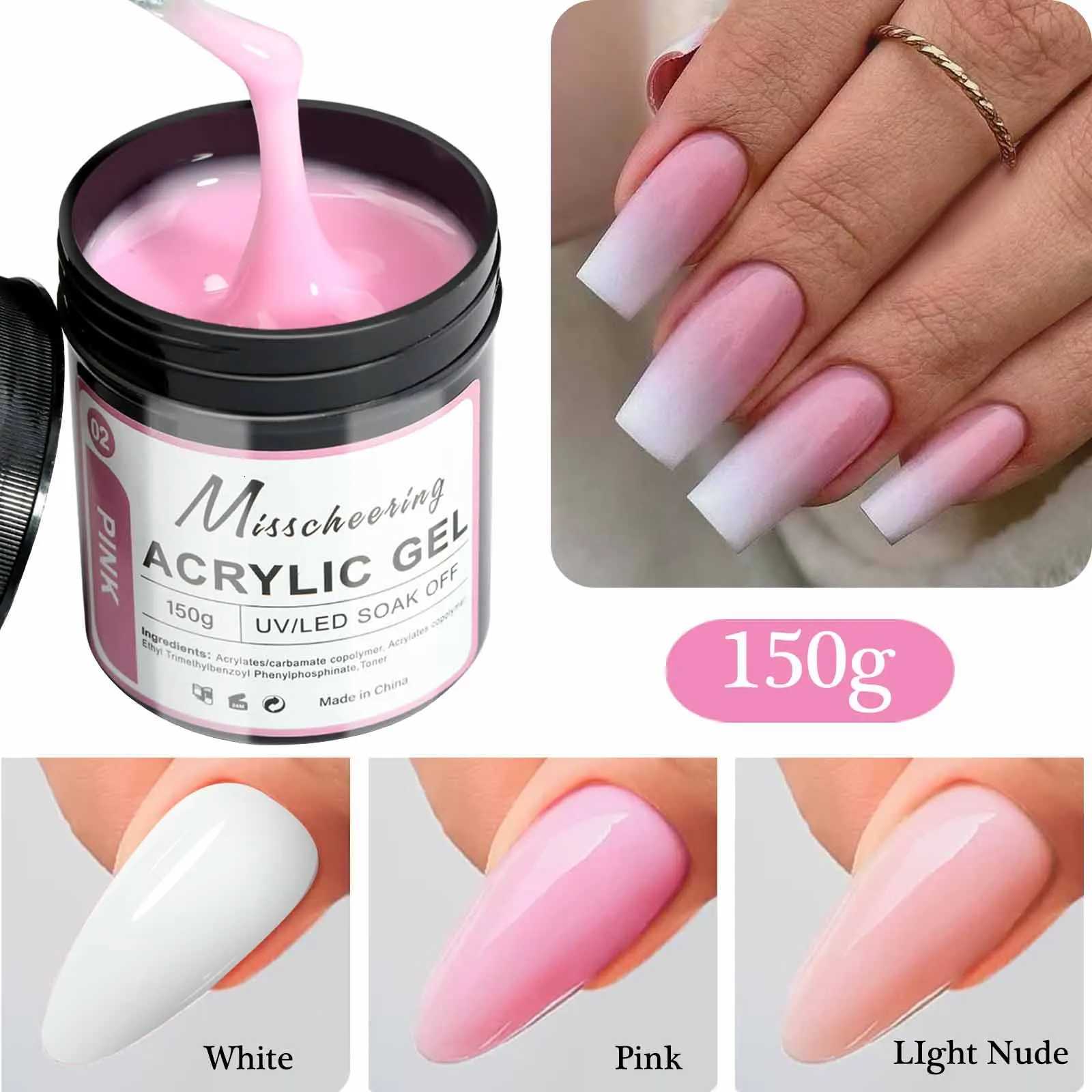 1Jar 150g Poly Nail Gel UV LED Cured Builder Nail Gel Acrylic Crystal Nail Extension Gel For Nails DIY At Home SalonT251127