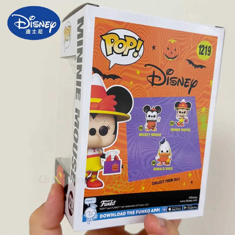 Disney Kawaii Halloween Minnie Mouse Action Figure Toys Mickey Mouse 1219 Anime Dolls Desktop Ornaments Collection Model Gifts H251127