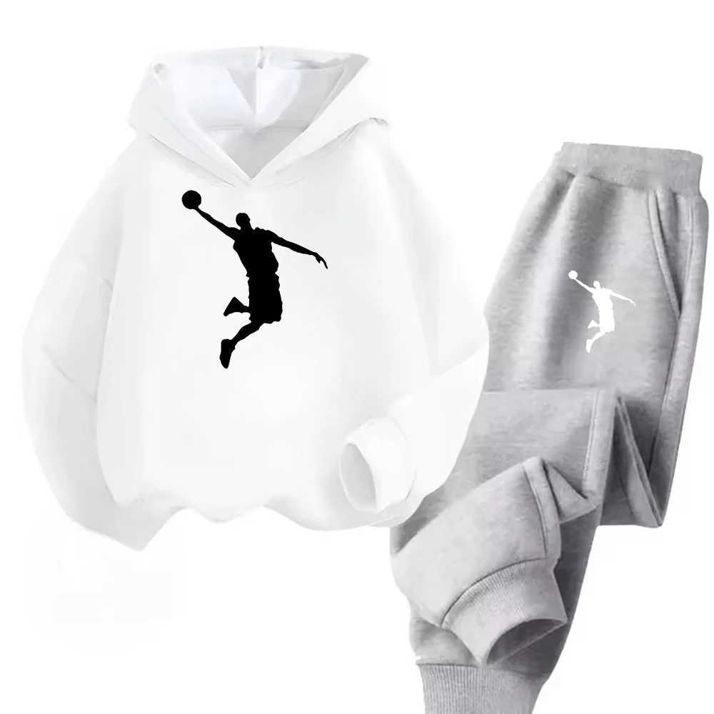 Autumn Winter Children Set Fashion Sports Boys Girls HoodiePants Suits 4-14 Years Casual Fashion 2Pcs Tracksuits Kids Clothing Q251127