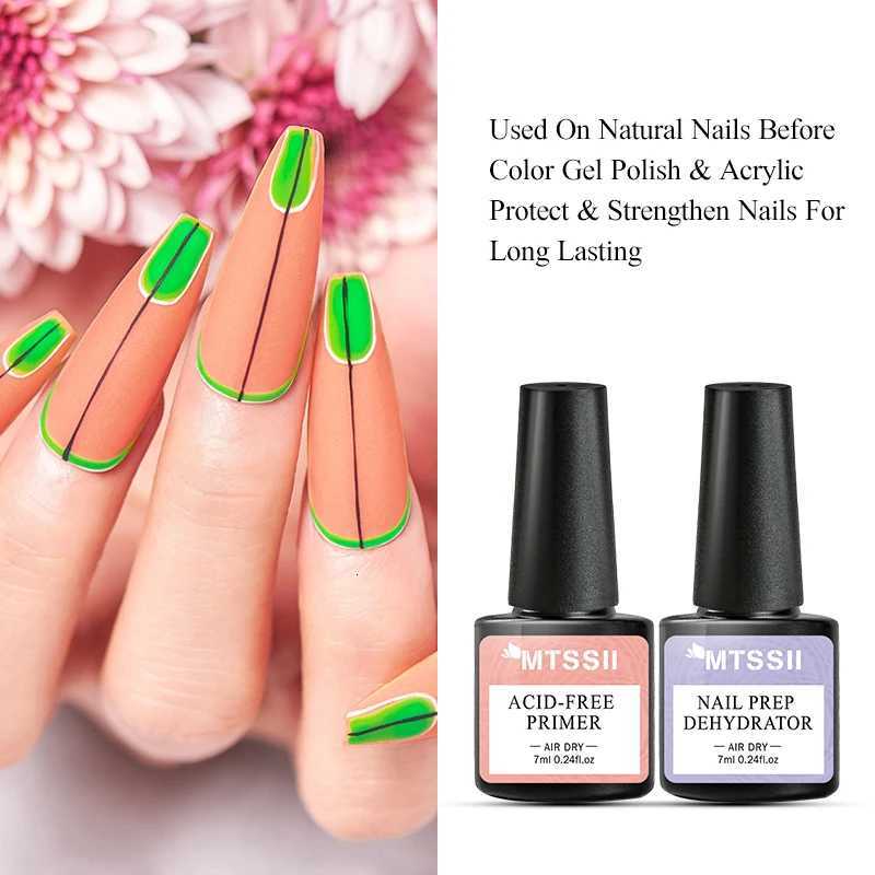 Mtssii 7ml Nail-Primer Prep Dehydrator Gel Nail Polish No Need Of UV LED Lamp Base Top Coat Nail Art Varnish ManicureT251127
