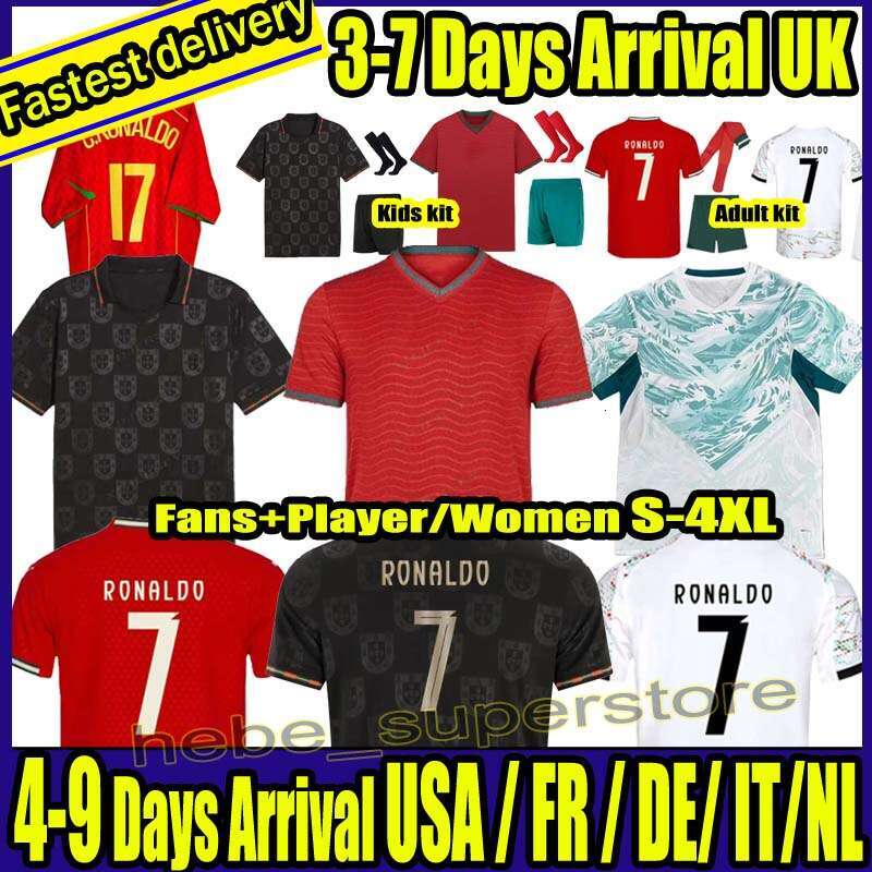 2026 Portuguesa portugal soccer jerseys RUBEN RONALDO PEPE Portugieser 24 25 26 27 Portuguese football shirt Men Kids kit sets World Cup team Portugals tops thailand