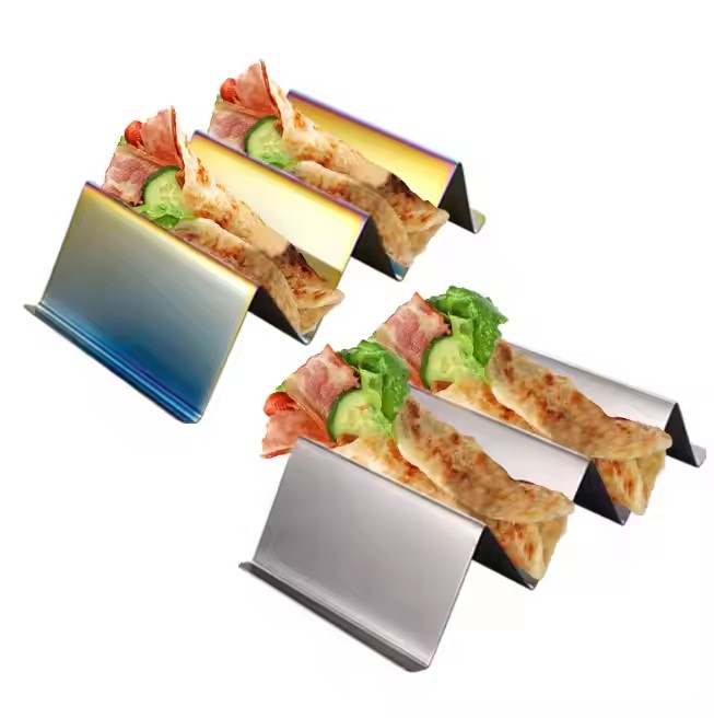 DINUO. Stainless Steel Tower Rack: Durable Shell Tray Compatible with Ovens & Dishwashers