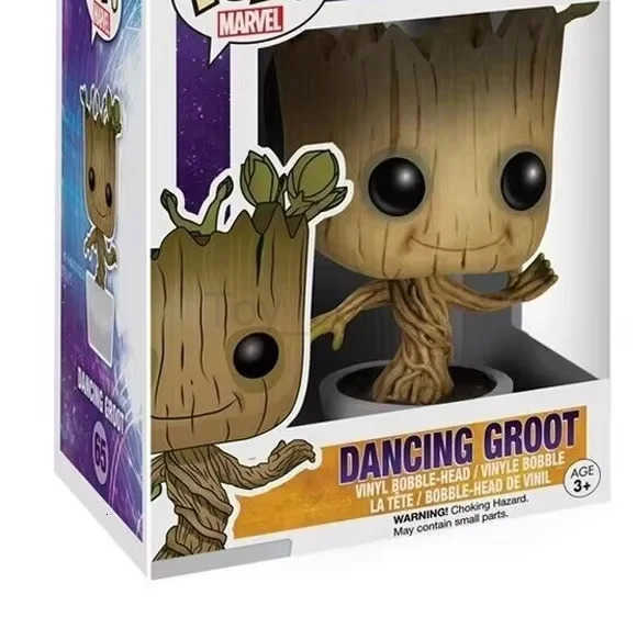 Disney 7-10cm Guardians Of The Galaxy Dancing Groot Figure Marvel Model Toy H251127