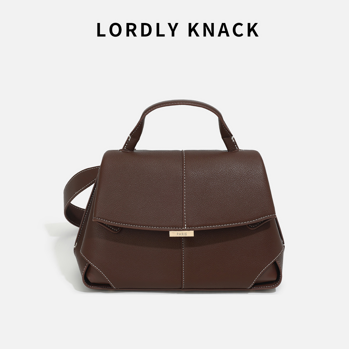 LORDLY KNACK Leather Backpack Handbag - Versatile High-Quality Fashion Knapsack for Women Z260224