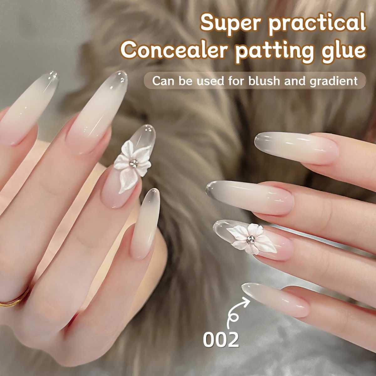 9-colors Memories of Autumn patter glue smudges canned high saturation popular semi-solid nail polish glue nail salonT251127