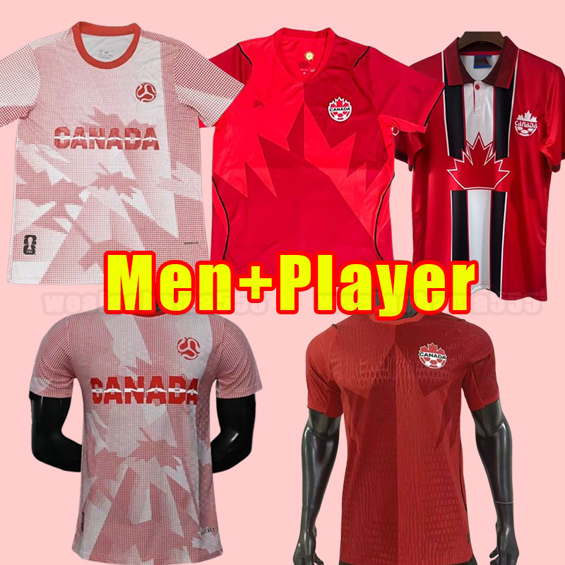 2026 New Canada Soccer Jerseys Jonathan David Alphonso Cavallini Tajon Buchanan Junior Hoilett Cyle Larin Football Shirt National Team