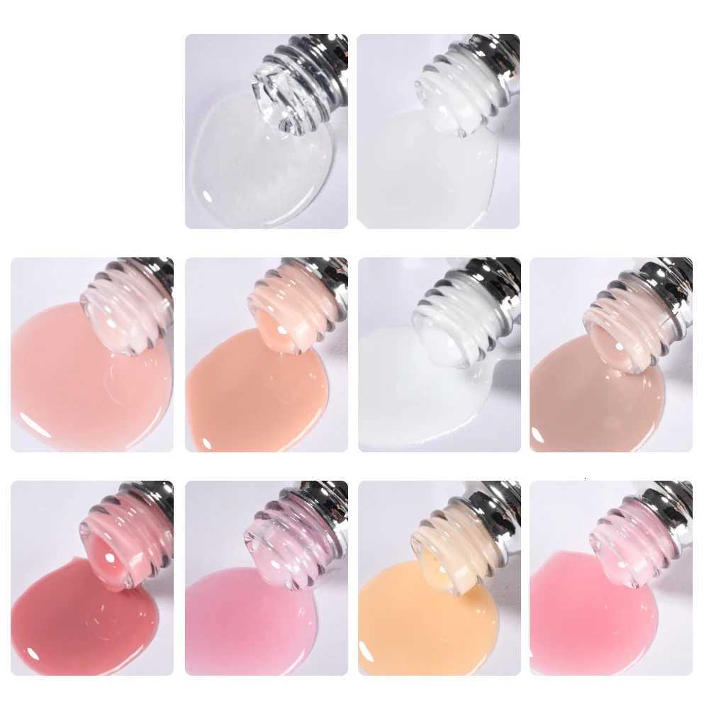 KODIES GEL Nail Fiber Gel Polish Builder In A Bottle 15ML Milky White Pink UV/LED Poly Construction Gel Extension for Nails ArtT251127