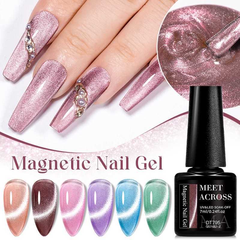 12pc Cat Magnetic Nail Gel Polish Set HEMA Free Moonlight Glitter 9D Magnetic Nail Supplies Vernis Long Lasting UV/LED ManicureT251127