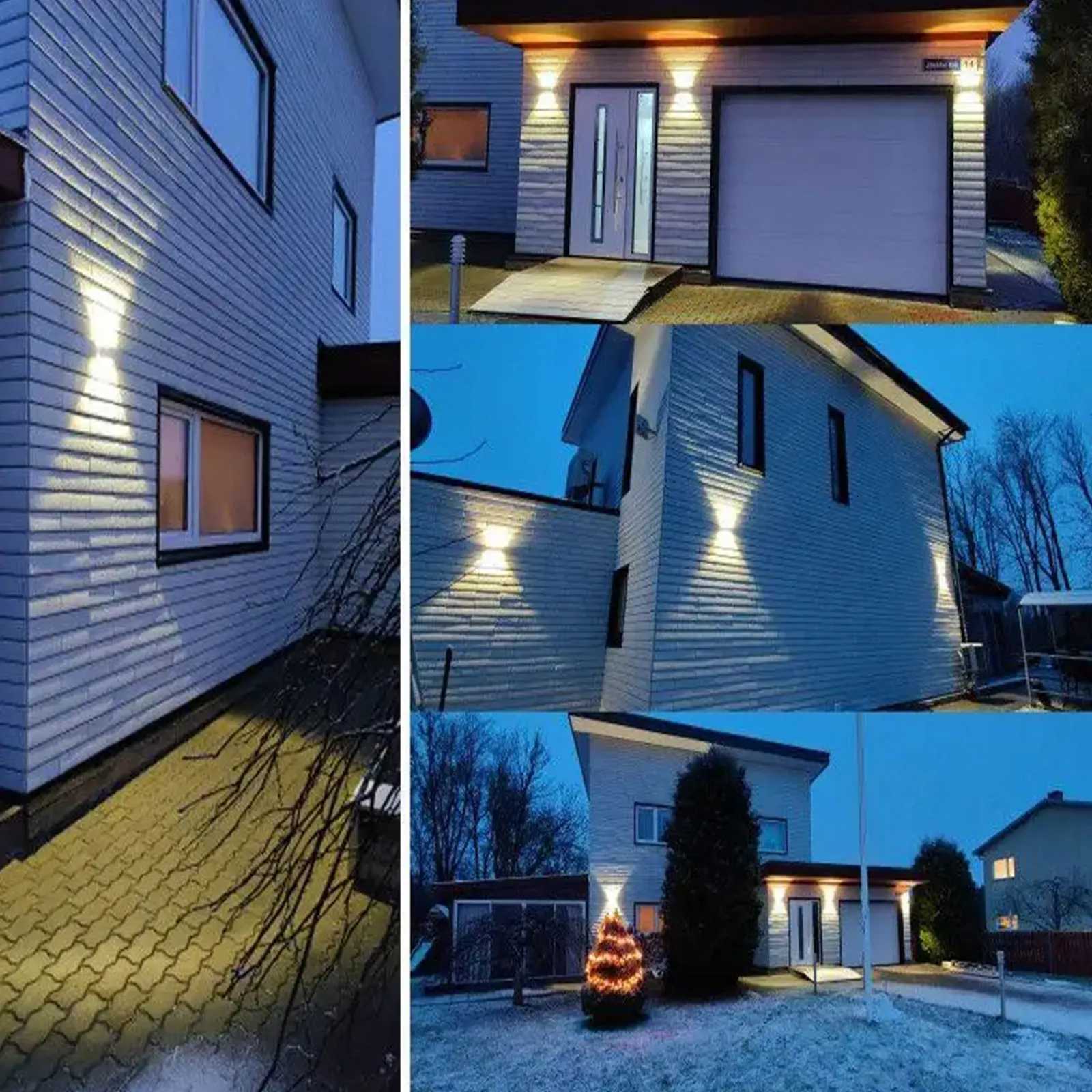 Modern Indoor Home Decor LED Wall Lamp Plastic Material Economy Sconce Lights for Bedroom Corridor up down Lighting Nordic SpotM251127