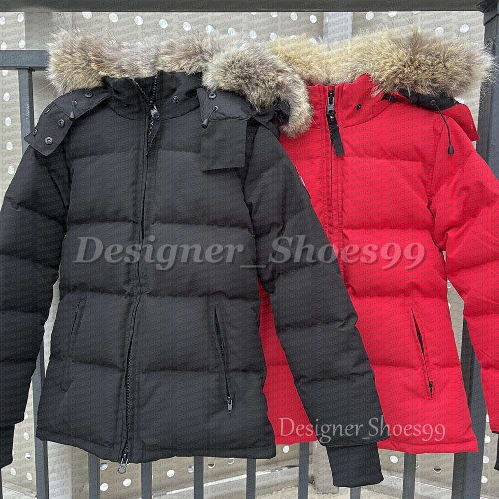 Womens Down Jackets Puffer Winter Parka canada Coat Jacket Designer Real Wolf Fur jackets womens Outdoor Wyndham Windbreaker Removable Hooded Doudoune jacket