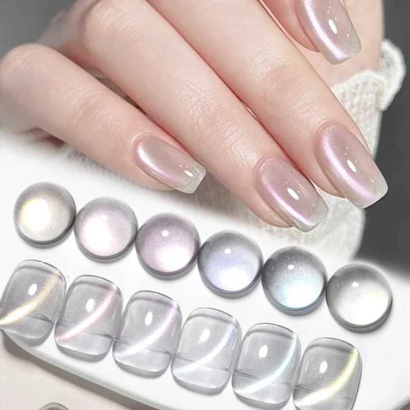 MTSSII 7ml Water Light Cat Magnetic Gel Nail Polish Colored Glass Bead Effect Transparent Soak Off UV Gel LED Nail Art VarnishT251127