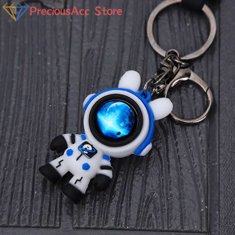 Lightning Bear Keychain Fashion Cartoon Cute Star Bear Astronaut Doll Bag Pendant Accessories Couple Jewelry Gifts BirthdayT251127