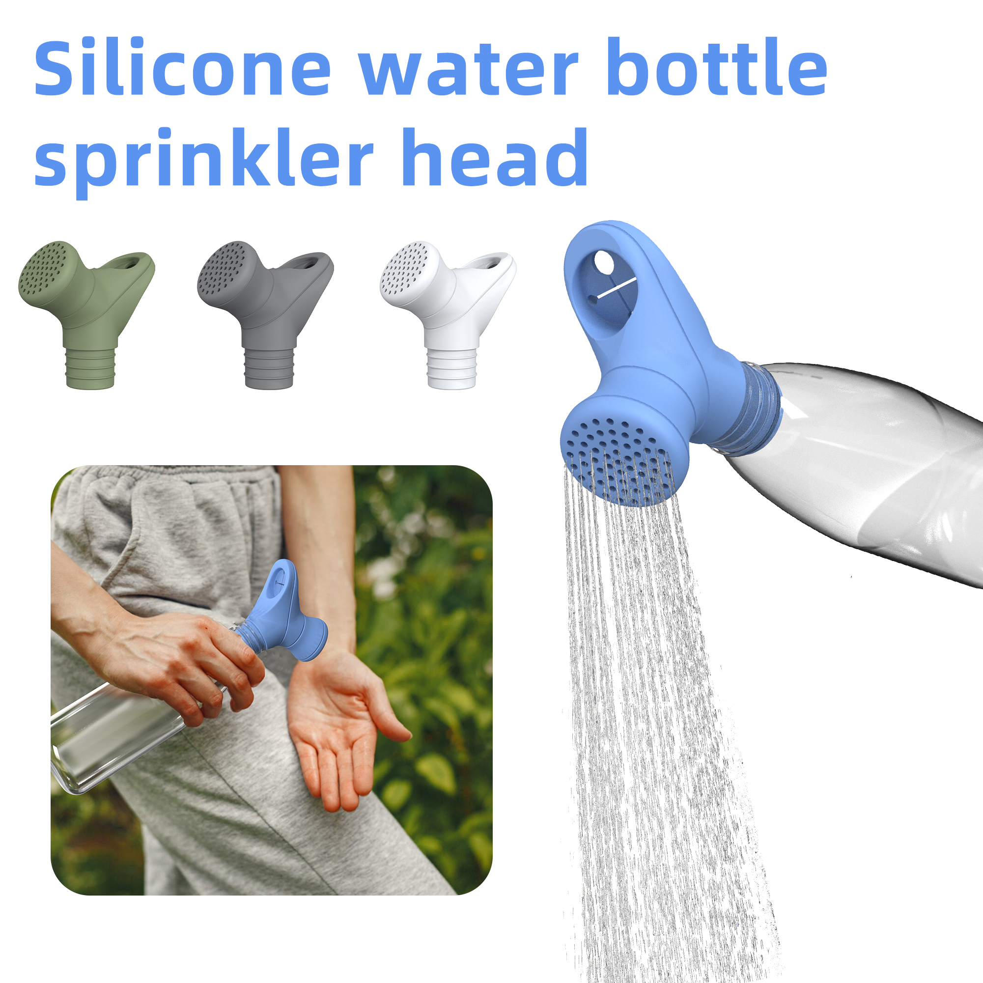 Dog Travel Shower Portable Pet Shower for Adventure Dog Cleaning Dishwasher Safe Silicone Shower Sprayer WLL2570