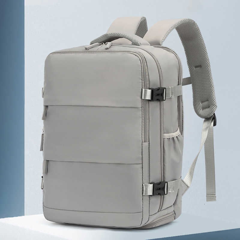 Business backpack with large capacity, suitable for both men and women, compressible vacuum bag, multi-layer storage, computer backpack.W251112