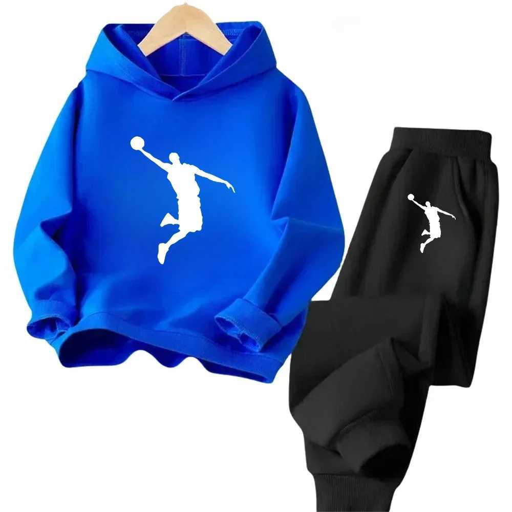Autumn Winter Children Set Fashion Sports Boys Girls HoodiePants Suits 4-14 Years Casual Fashion 2Pcs Tracksuits Kids Clothing Q251127