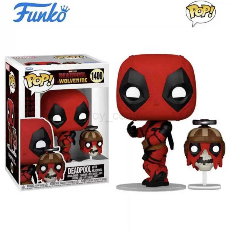 Disney Funko Pop Deadpool 1400 1402 Vinyl Q Version Figure Model Ornament Decor Global Limited Edition Collectibles Toy Kid Gifts H251127
