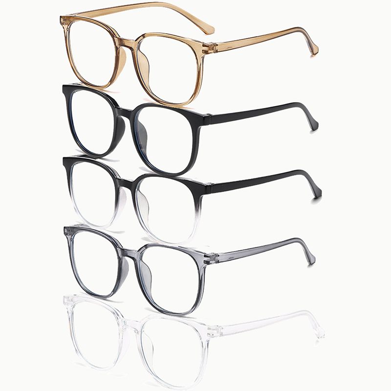 5 pairs of stylish and classic multi-colored glasses, unisex and suitable as accessories for daily outfit matching.